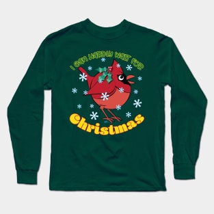 Red Bird Christmas Long Sleeve T-Shirt